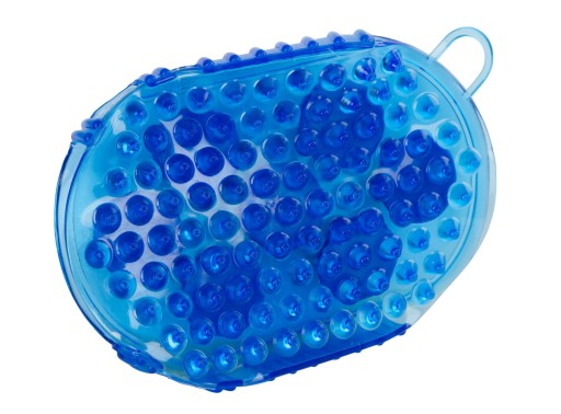 Magnetický masážny hrebeň na kone, modrý, Covalliero