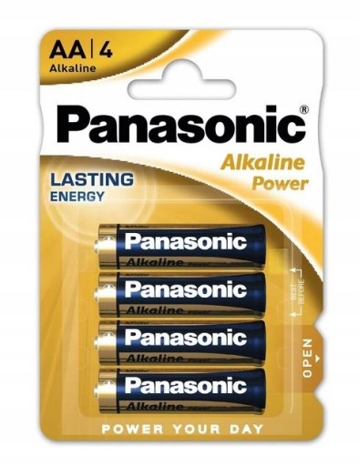 4x ALKALICKÉ BATÉRIE ALKALICKÉ BATÉRIE PANASONIC POWER AA LR6