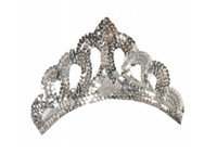 TIARA DIADEM SEQUIN KRÁĽOVNÁ PRINCEZNÁ