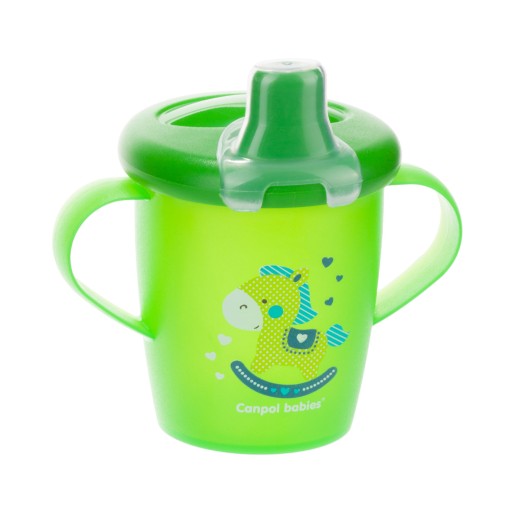 Nevylievateľná šálka s rúčkami + tvrdý výtok, 250 ml