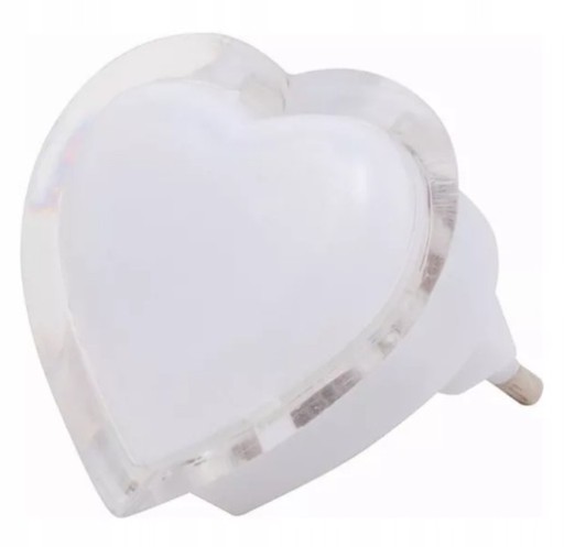 NOČNÁ LAMPA PRE KONTAKTNÉ SRDCE LED 0,3W MODRÁ IDEUS