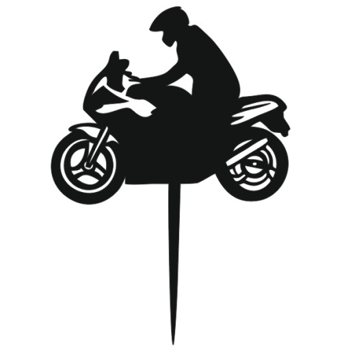 PLEXI figúrka motocyklistu Speeder Topper