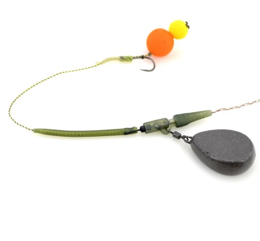 Bezpečný otočný klip na kapry x5 Green Set Quick Connect AV