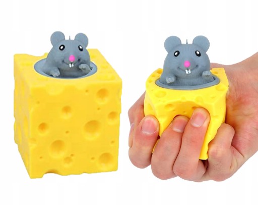 MOCHI SQUISHY SYROVÁ MYŠ GNIOTEK ANTISTRESOVÁ MYŠ