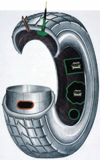 ZÁPLATY ZÁPLATY na pneumatiky Radial Insert MR-10 56x77mm