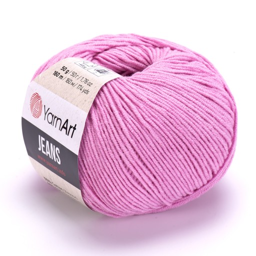 YARNART JEANS 20 tmavoružová priadza