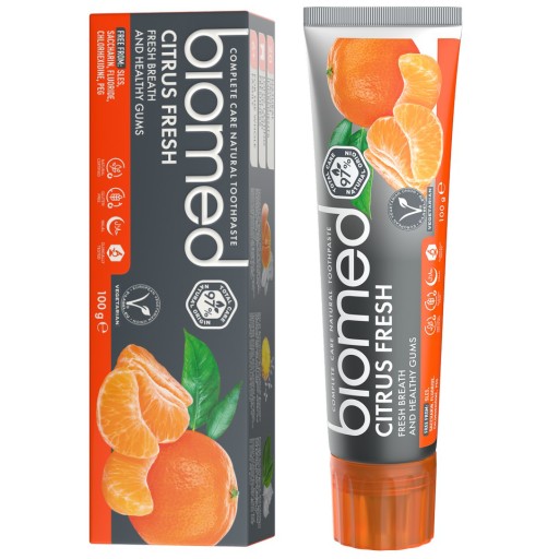 Splat Biomed Citrus Fresh zubná pasta 100 ml Citrus bez fluoridu
