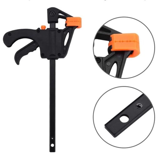 CLAMP CARPEN'S CLAMP CLIP JEDNORUČNÁ PEVNÁ RÝCHLOUPÍNACIA RÚČKA