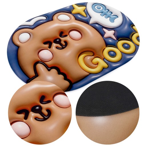 3D protišmyková absorpčná podložka do kúpeľne Magic 11