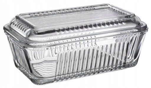 NÁDOBKA NA MASLO SKLENÁ NÁDOBKA NA MASLO S viečkom SKLENENÁ NÁDOBKA NA MASLO