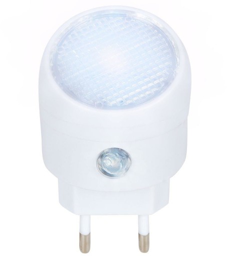 LED nočná lampa, súmrakový senzor pre kontakt