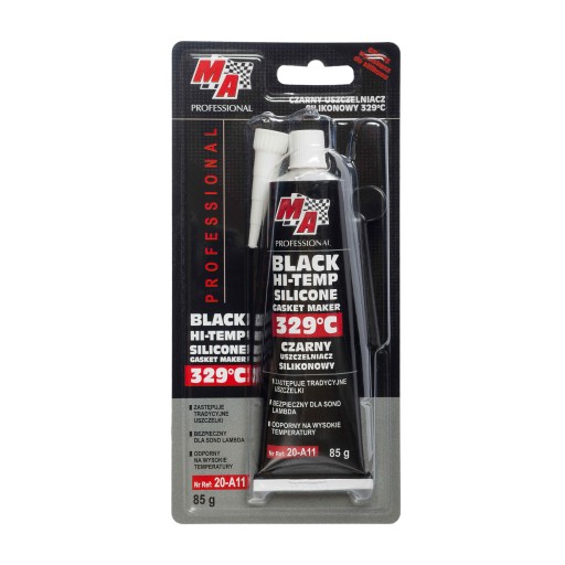 ČIERNY SILIKÓNOVÝ TESNENIE 85G-MA PROFESSIONAL