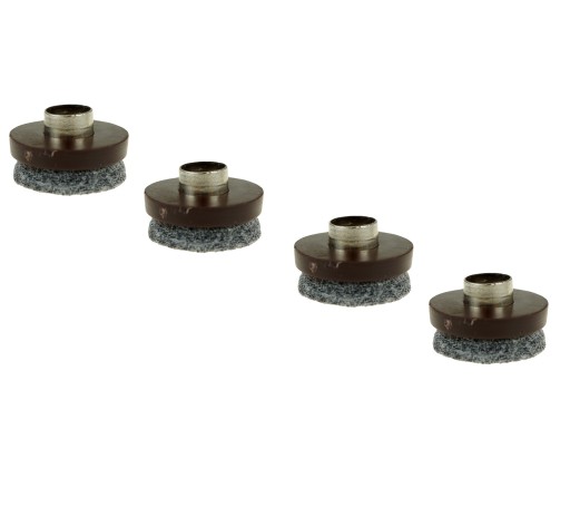 20 x klzák s kruhovou plstenou nábytkovou nohou 22 mm