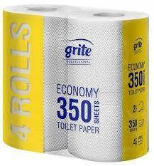 GRITE ECONOMY toaletný papier 350 listov, 4 ks.