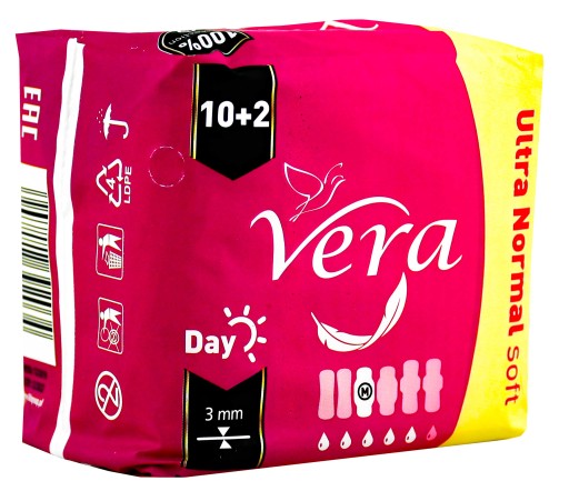 Ultra NORMAL Day Soft hygienické vložky VERA 10+2 ks.