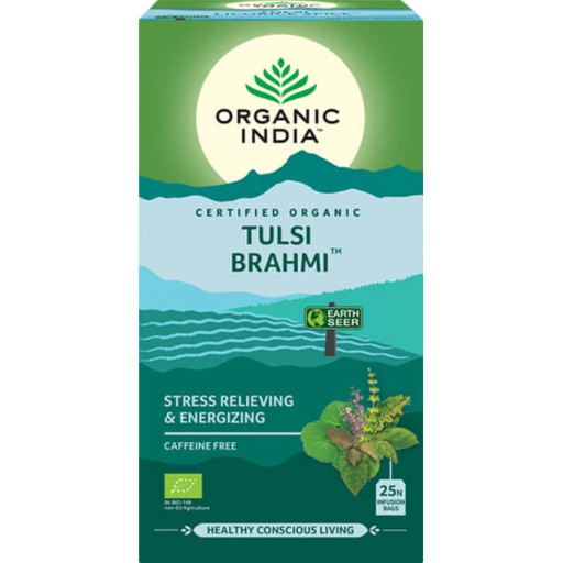 Brahmi Tulsi Organic India čaj 25 vrecúšok