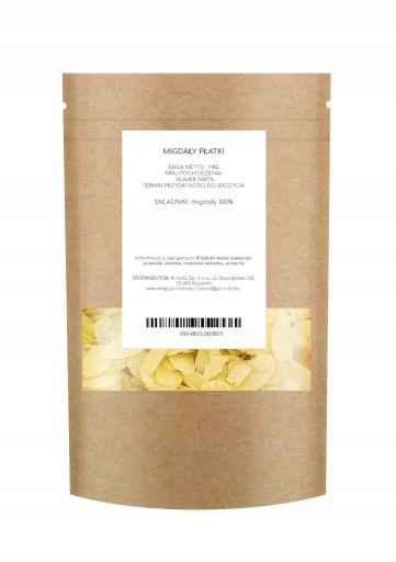 MANDĽOVÉ VLOČKY MANDĽOVÉ VLOČKY 100% PI-NUTS 250g