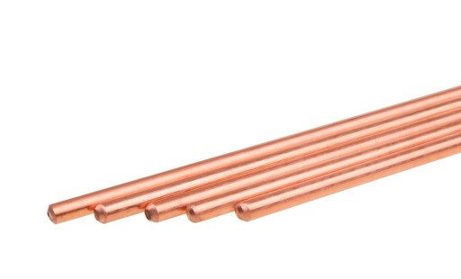 Medená tyč, hriadeľ, narezaná na rozmery fi 4mm | 10 cm