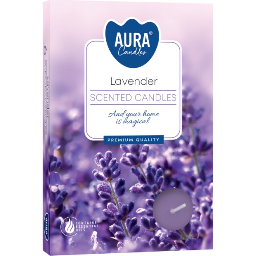 BISPOL Aura 4H LAVENDER vonné ohrievače 6 ks.