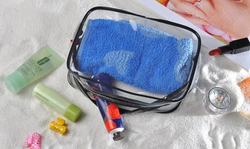 Kozmetická taštička 3 ks Travel Organizer Transparent