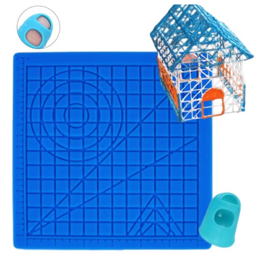 SILIKÓNOVÁ PODLOŽKA SÚPRAVA PREDLOŽKY PRE 3D PERO 17x17cm