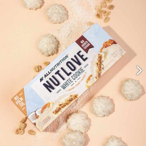 ALLNUTRITION NUTLOVE COOKIE 128g KARAMELOVÝ KOKOS BEZ CUKRU FIT