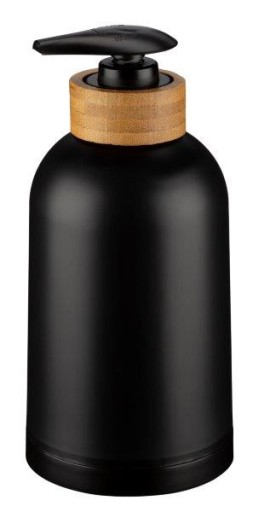 DÁVKOVAČ TEKUTÉHO MYDLA NA MYDLO ESPINO, ČIERNA 350 ML LOFT