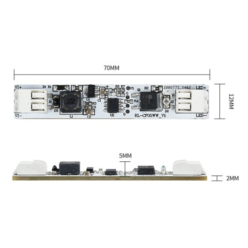 HS-5 Profile Switch 12-24V LED pásik BEZDOTYKOVÝ STMIEVAČ