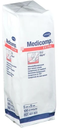 HARTMANN - Medicomp EXTRA 5x5cm 100 ks. 6in sterilné.