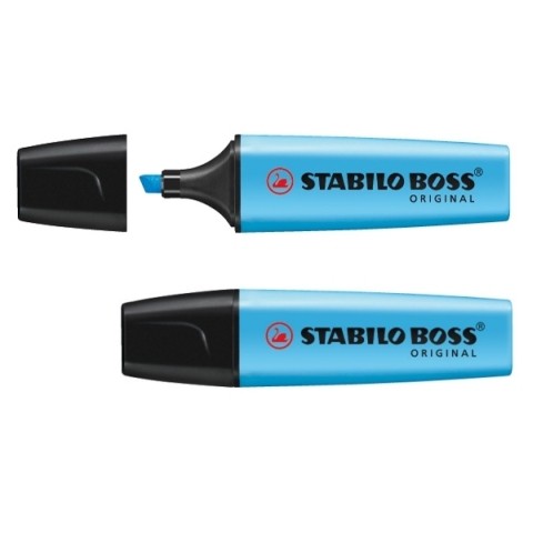 Stabilo BOSS Univerzálny zvýrazňovač modrý č