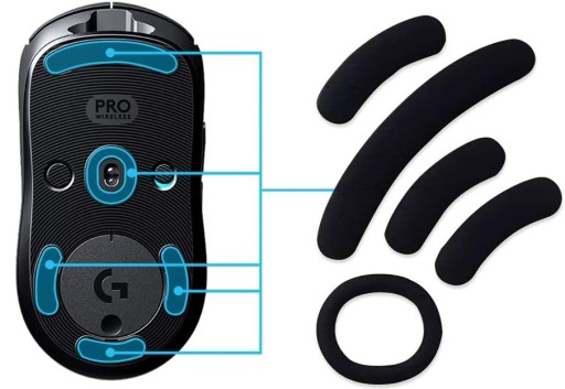 TEFLON slidery pre LOGITECH G PRO WIRELESS