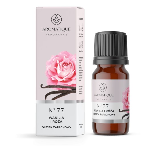 FRANCE OIL AROMATIQUE vonné oleje 12ml č. 77 Vanilka a ruža