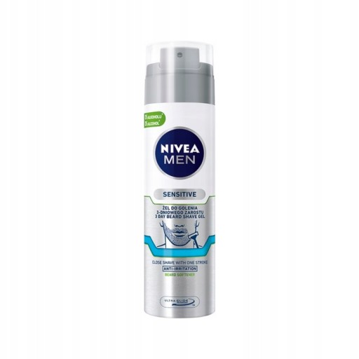 NIVEA MEN Gél na holenie na 3-dňové fúzy 200 ml