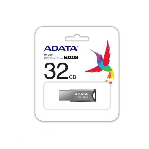 ADATA UV250 32 GB USB PENDRIVE MINI METALLIC SIL