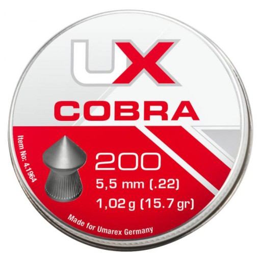 UMAREX COBRA pelety, kal 5,5 mm, SHARP, vrúbkované