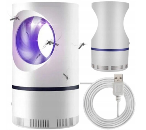 UV INSEKTICÍDNA LAMPA PRE KOMÁRE, HMYZ, muchy, osy, MOLE, USB VEĽKÉ