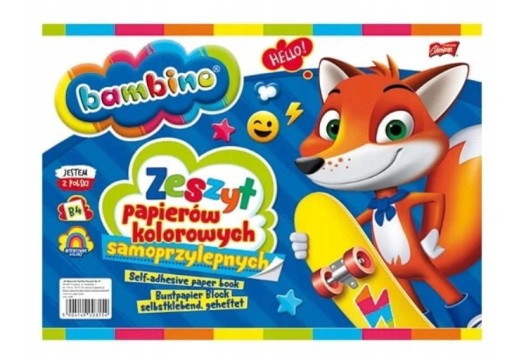 Samolepiaci papierový zápisník Bambino B4