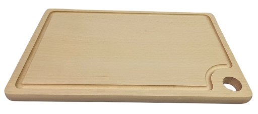 KRAJNÁ DOSKA DREVENÝ PODANÍK S DRÁŽKOU, OBDŽNÍKOVÝ 26X18 CM