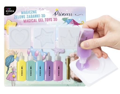 PRINCEZNÉ VYTVÁRAJÚ MAGICKÉ 3D GÉLOVÉ FÓRKY