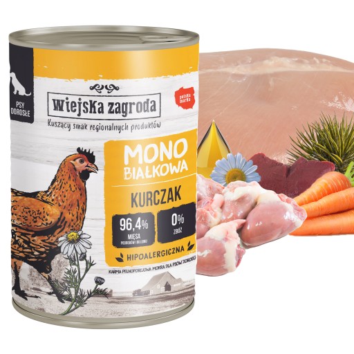 COUNTRY FARM Krmivo pre psov MONO PROTEIN kura 400g