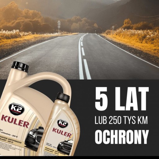 K2 KULER DLHÁ ŽIVOTNOSŤ 1L KVAPALINA RADIÁTOROV RUŽ