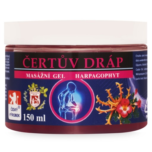 Analgetická, protizápalová, regeneračná masť Diablov pazúr 150 ml