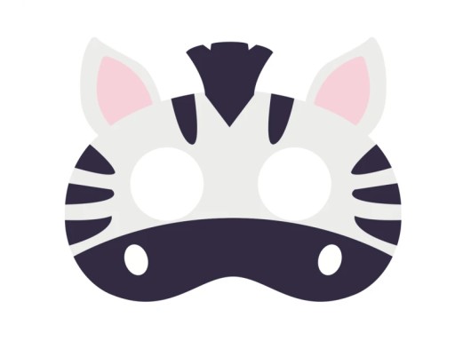 ZEBRA MASKA ZEBBER KOSTÝM ZEBRA Z MADAGASKARU