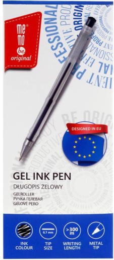 MemoBe gélové pero 0,7 mm čierne