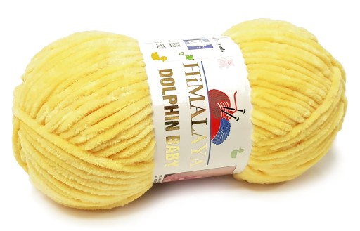 Dolphin Thick Baby Himalaya YELLOW priadza 80313 Plyš