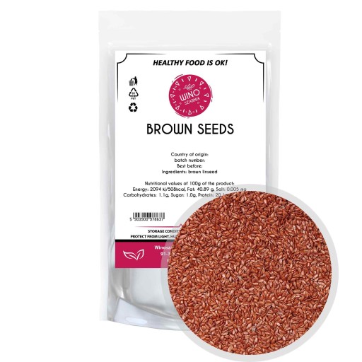 Tmavé ľanové semienko - 500 g