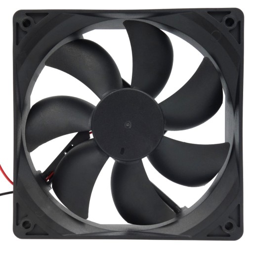 Priemyselný ventilátor 120x120x25mm 12V guličkové ložisko SOLID 120x25