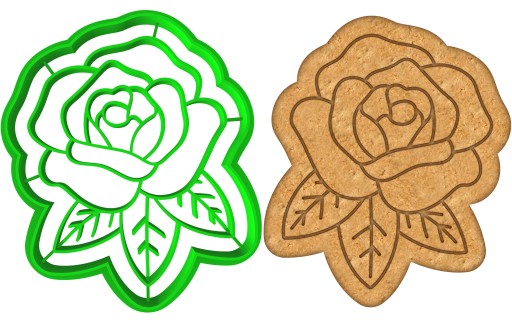 VEĽKONOČNÁ formička Vykrajovačka na perníčky EASTER Flower Rose 8cm