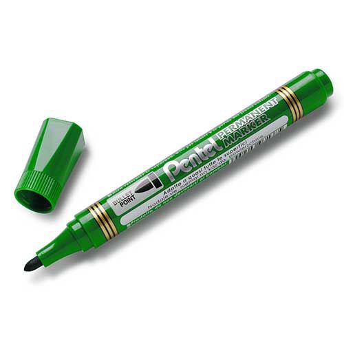 PERMANENTNÝ ZNAČOVAČ Pentel N850 ROUND GREEN