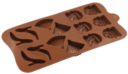 Silikónová forma na čokolády, vysoké podpätky, topánky, dekorácie